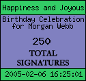 Happy Birthday, Morgan!